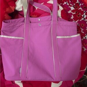 lululemon athletica Pink Tote Bag